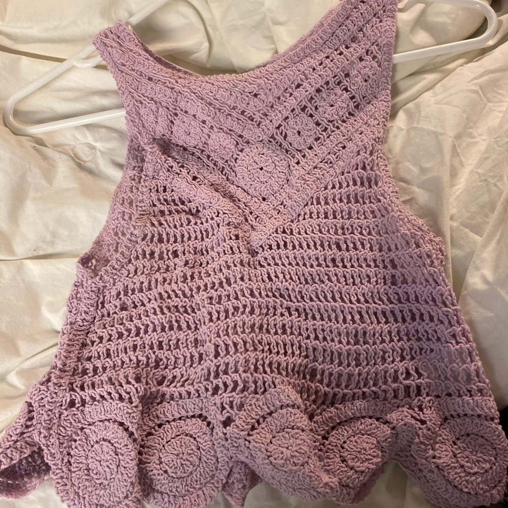 Lace crop top